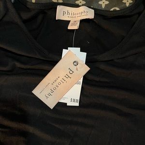 Soft knit dress top nighttime or daytime